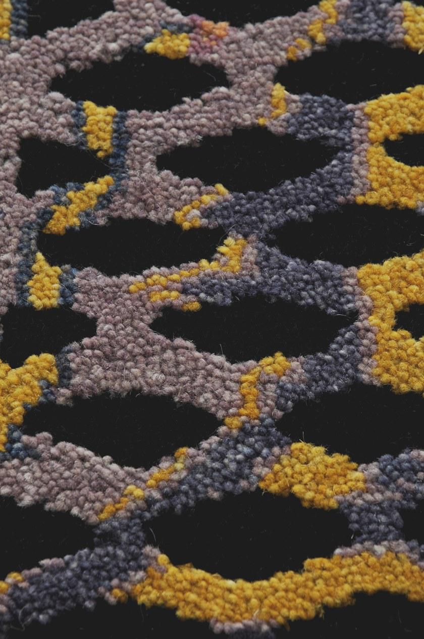 I + I Коврик из шерсти и хлопка с геометрическими мотивами  C 67b  - Вид №3