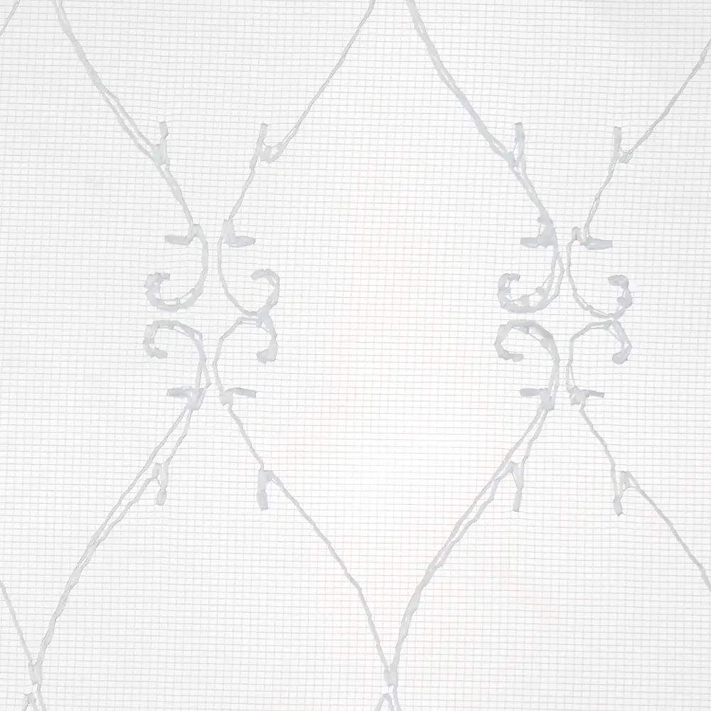 Тюль на ленте «Вышивка», 250x260 см, орнамент, цвет белый AMORE MIO STLM-2149423 - Вид №3