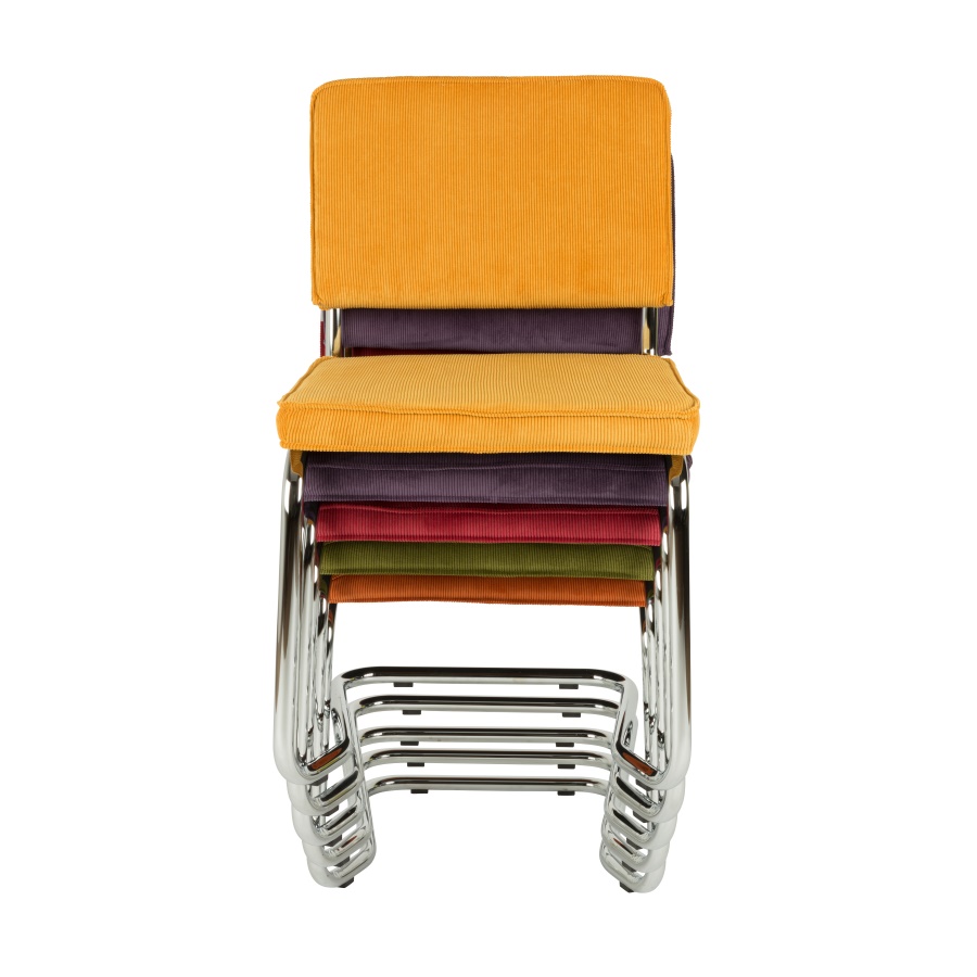 Стул Ridge Kink Rib серый Zuiver 1100059 - Вид №8