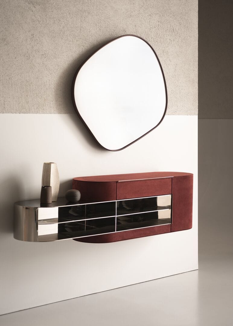 Кожаный подвесной шкафчик Baxter Blend ARCH-00152583 - Вид №1