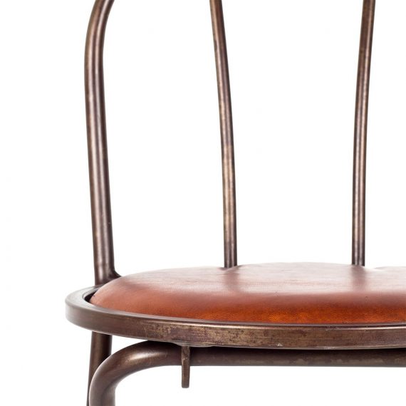 080221 Раскладной кожаный стул Francisco Segarra Tesh Santreyd  - Вид №4