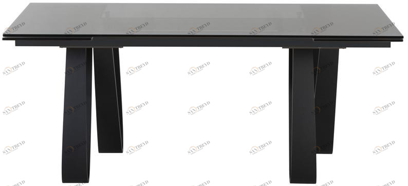 Tonin Casa Раздвижной прямоугольный стол из дерева и стекла sun-id-1472597