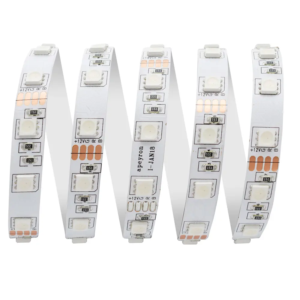 Светодиодная лента Apeyron 00-530 60 диод 14.4 Вт/м 12 В 10 мм IP20 30 м RGB свет 84721221 STLM-2015623  - Вид №10
