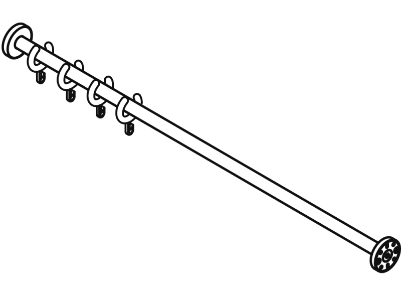 900.34.400XA Карниз HEWI System 900 - Вид №2