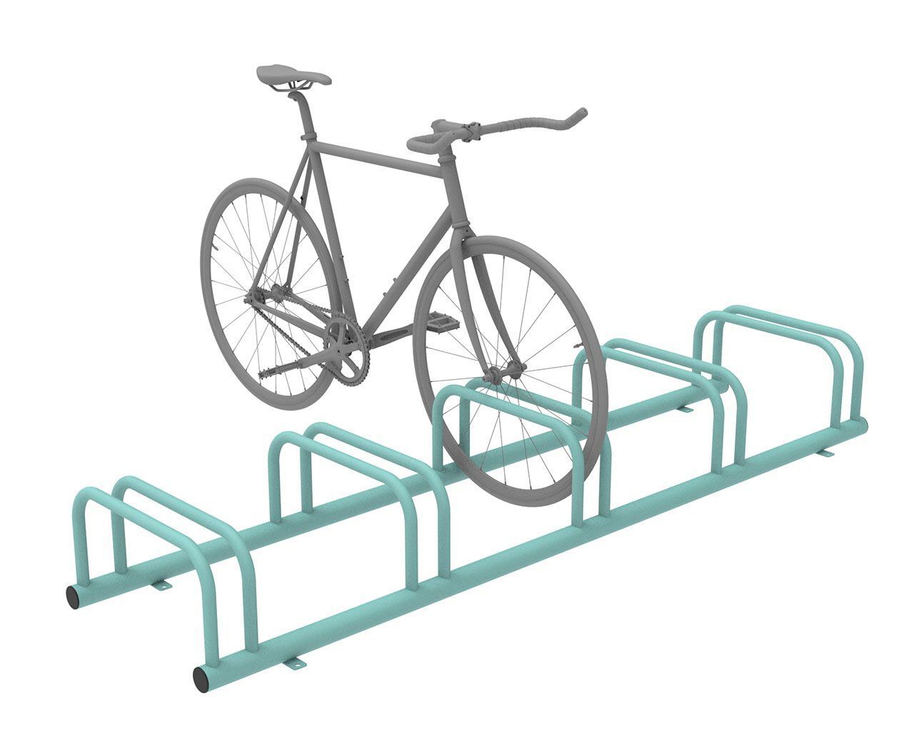 Стойка для велосипедов из оцинкованной стали Lazzari FAST ARCH-00051467 - Вид №6