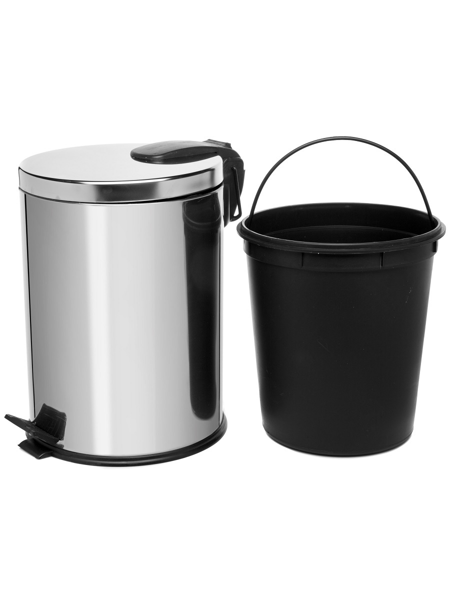 Вёдра с педалью и крышкой Antila Soft Close 30L Chrome NAVAKO 11091 - Вид №2
