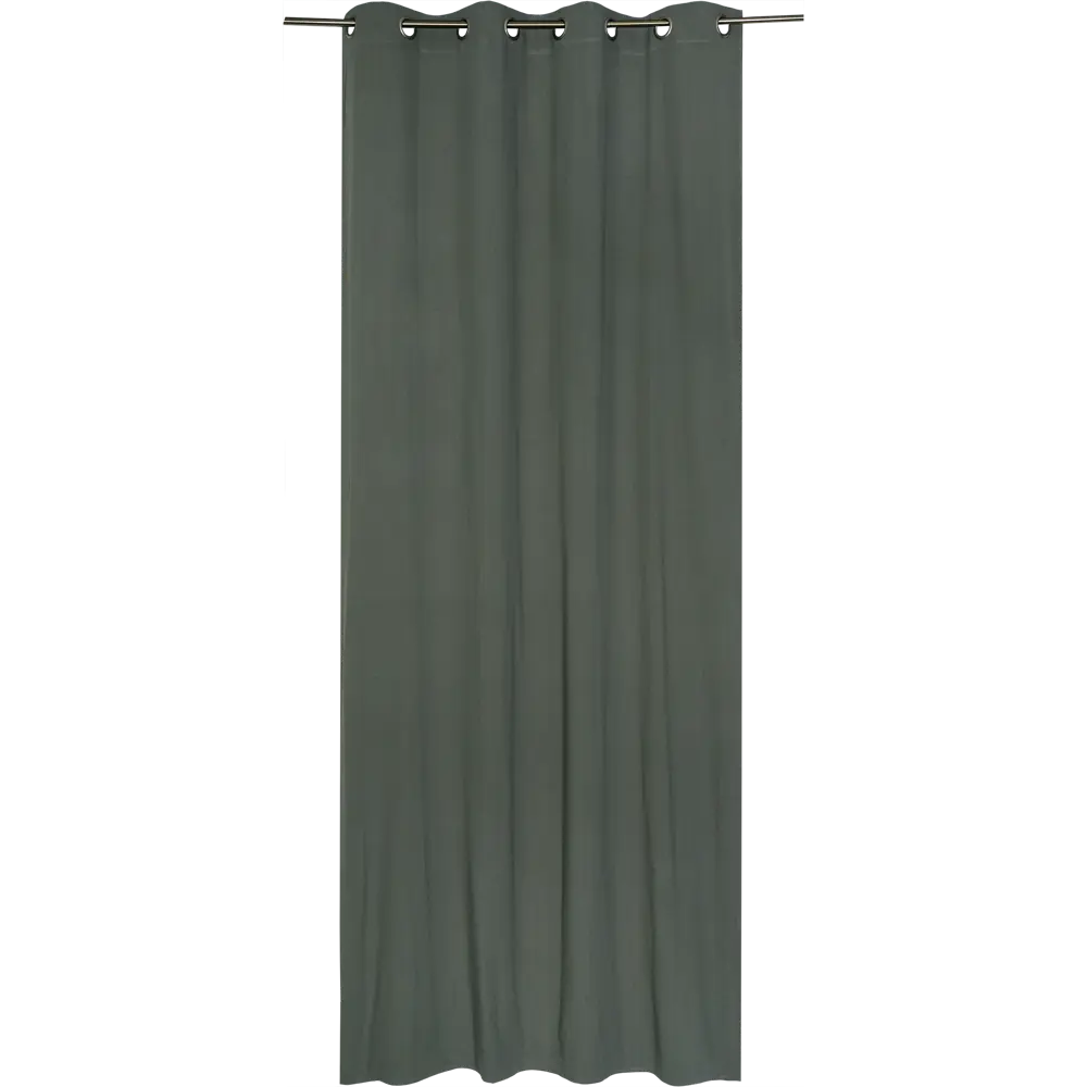 Штора с люверсами Jeanne Desert Sage, 135х280 см, однотонный, цвет зелёный 82124270 STLM-2085379 INSPIRE 