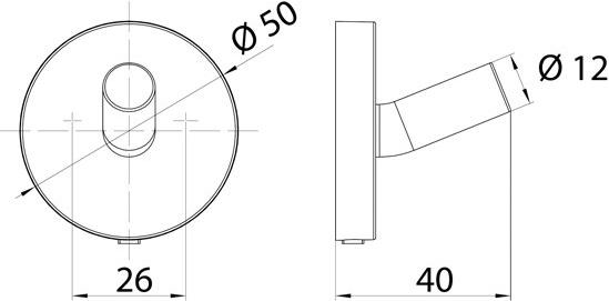 Emco Bad Двойной крючок для халата Round sun-id-1439526 - Вид №4