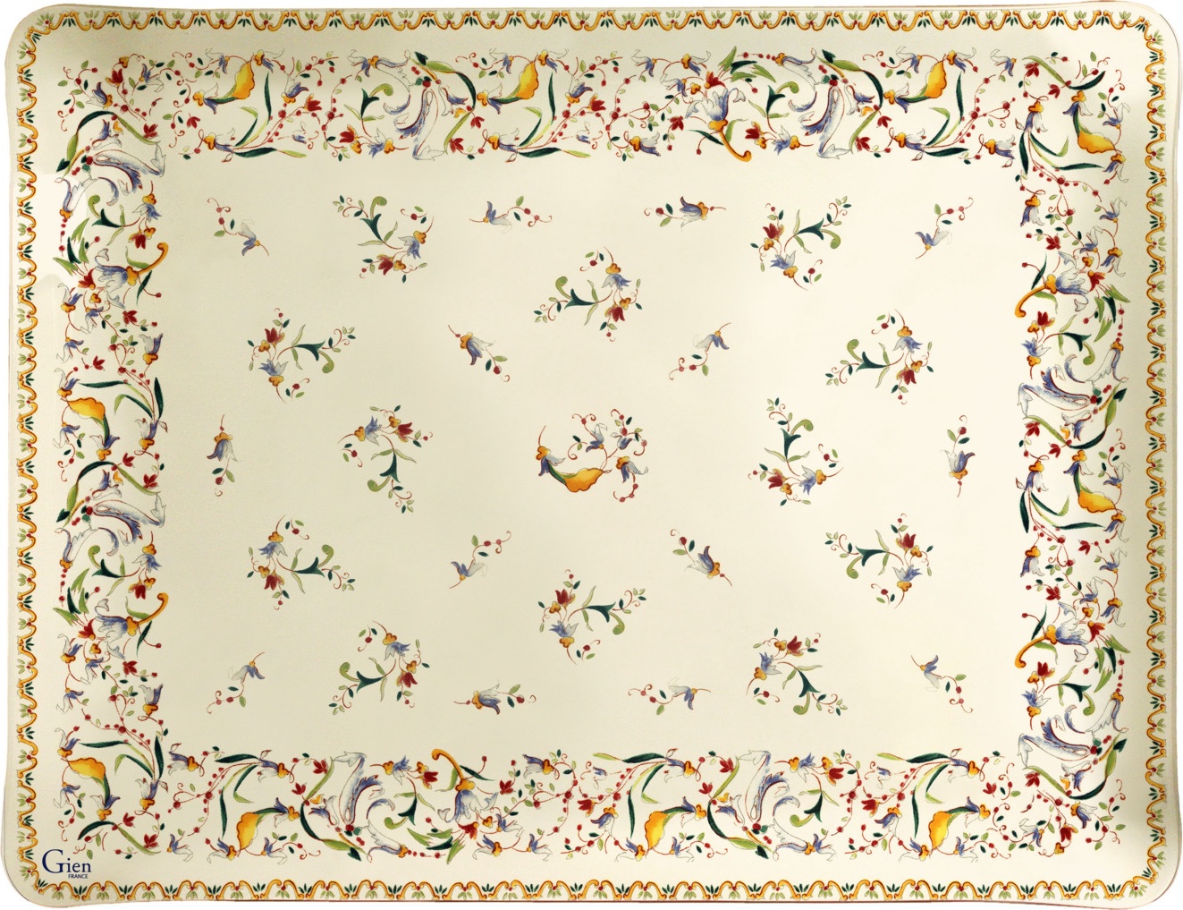 10644793 Gien Поднос сервировочный Gien Тоскана 46x36см, акрил Акрил 