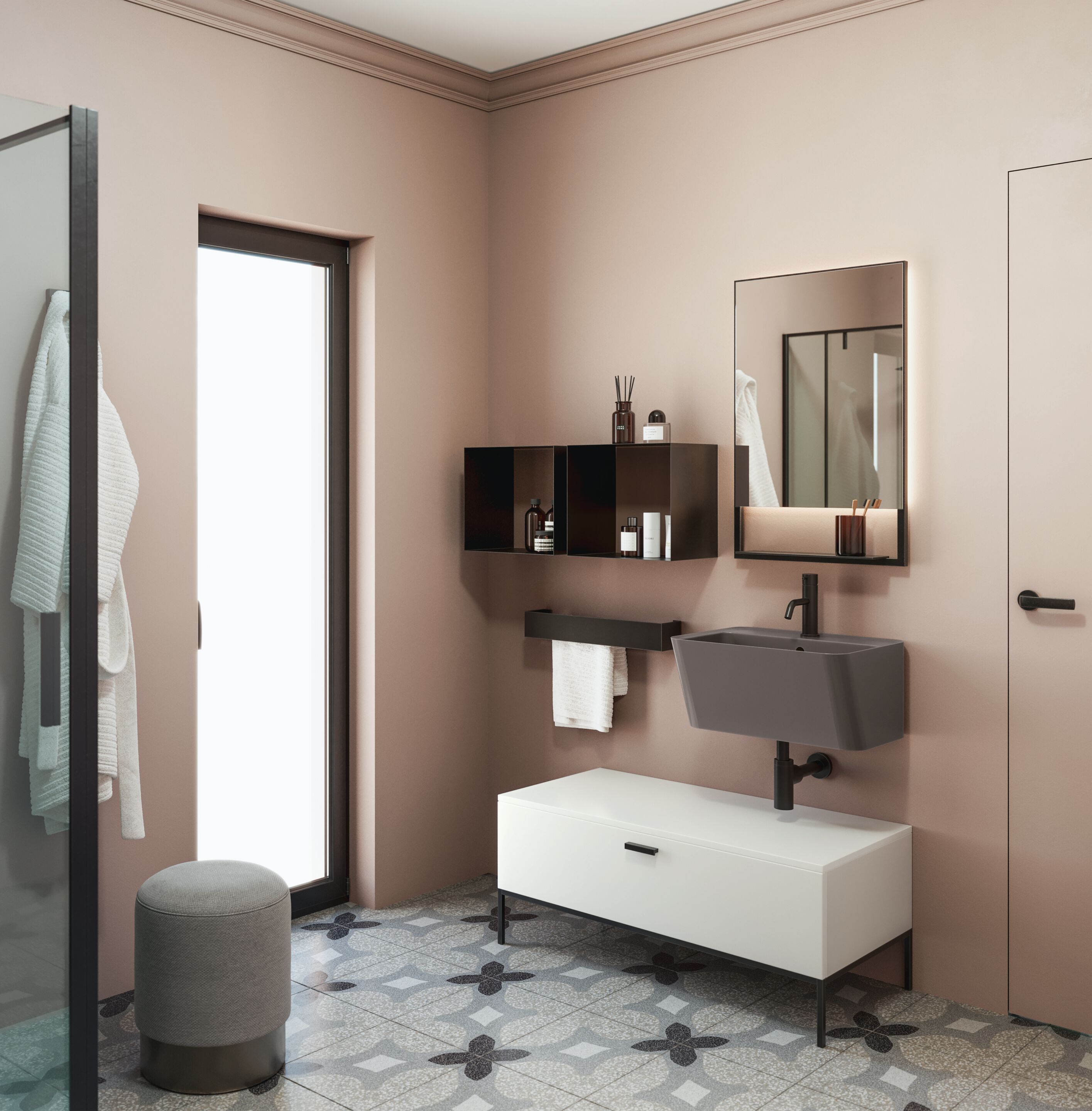 Керамическая прямоугольная подвесная раковина COLAVENE Wynn ARCH-00025369 - Вид №1