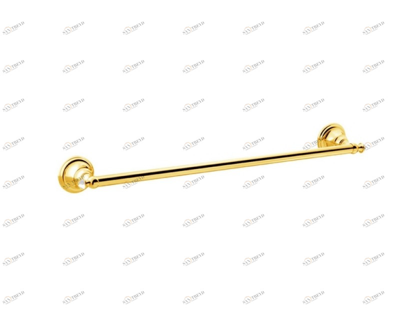 036272.000.62 Вешалка для полотенец 600мм с кристаллами сваровски Сатин никель Mestre Pacifica