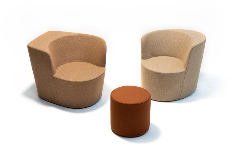 Moroso Круглый пуф из ткани Taba sun-id-1423213 - Вид №1