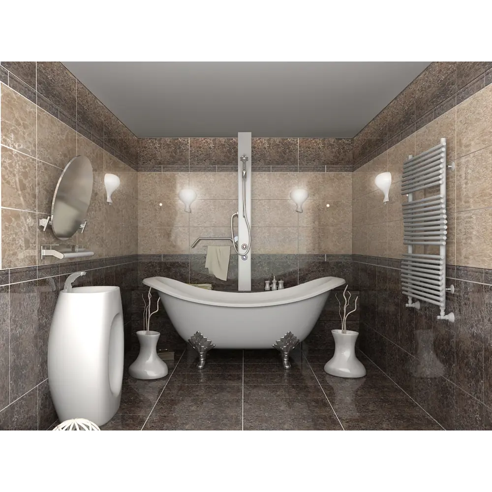 Бордюр Golden Tile «Lorenzo Modern» 30х9 см цвет коричневый 16996324 STLM-2130048  - Вид №1