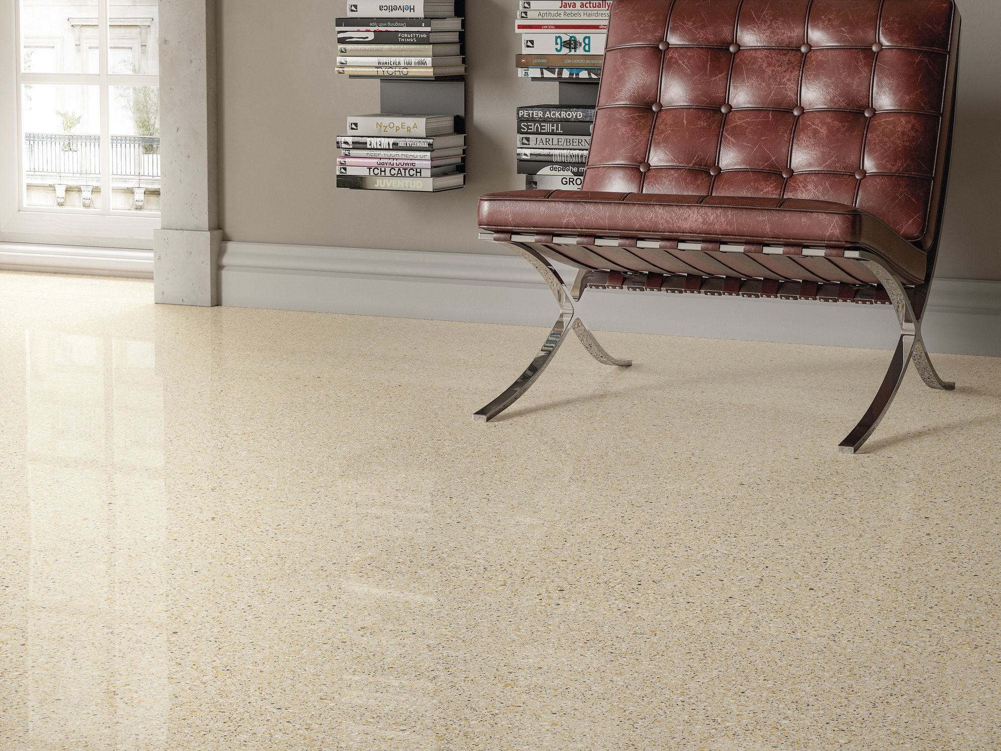 Пол / облицовка керамогранита с эффектом гранита для внутреннего и наружного применения FMG Palladio ARCH-00142529