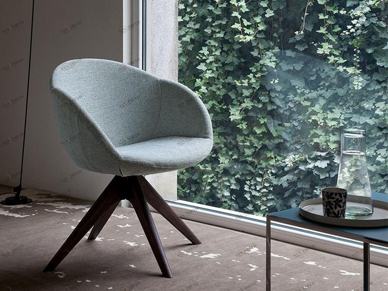 Dall'Agnese Кресло на жердочке из ткани с подлокотниками  0613001 