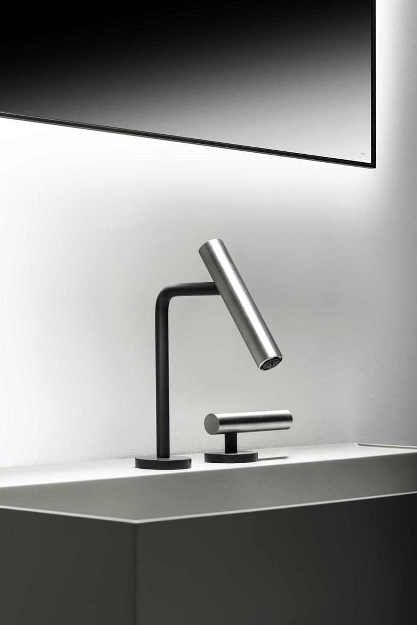 FALPER Смеситель для раковины на 2 отверстия из нержавеющей стали Cilindro sun-id-1453680 - Вид №2