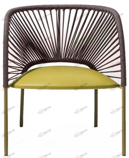 Moroso Кресло с подлокотниками и тканой спинкой Yumi sun-id-1475522