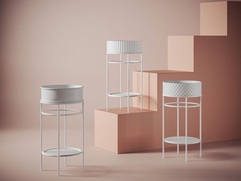 Artceram Тумба под умывальник из металла с вешалкой для полотенец  Aca058  - Вид №2