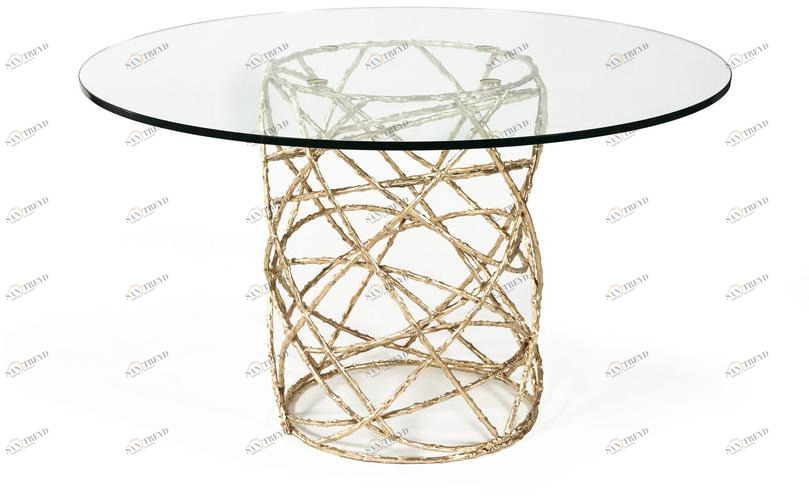 Ginger & Jagger Круглый стеклянный стол для гостиной Earth to earth sun-id-1414395