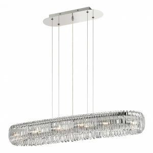 Подвесной светильник Ideal Lux Quasar SB IDEAL LUX ДИЗАЙНЕРСКИЕ, QUASAR 072537 Прозрачный;серебро