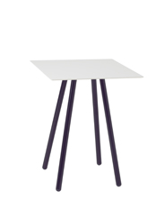 Jet 525Q Журнальный столик на 4 стальных ножках. Высота 72 см. Et al. Jet