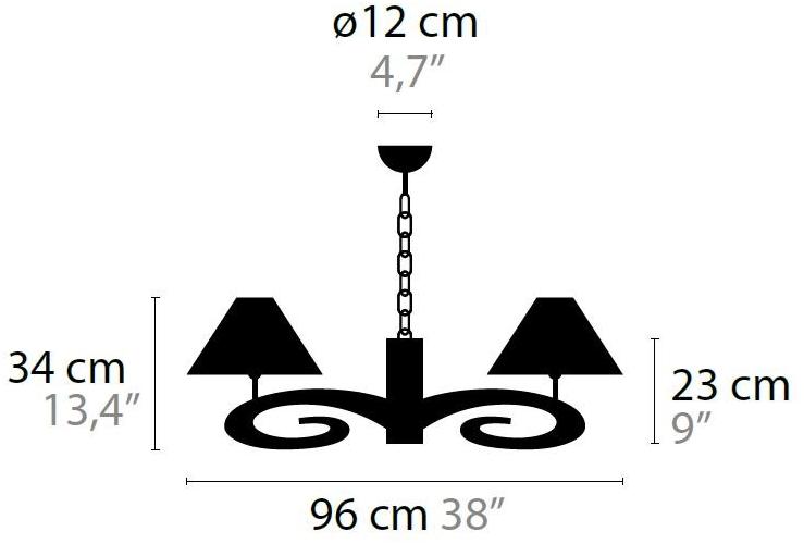 ILFARI Подвесной светильник из металла Lazy sunday 11410/11411/11414 - Вид №2