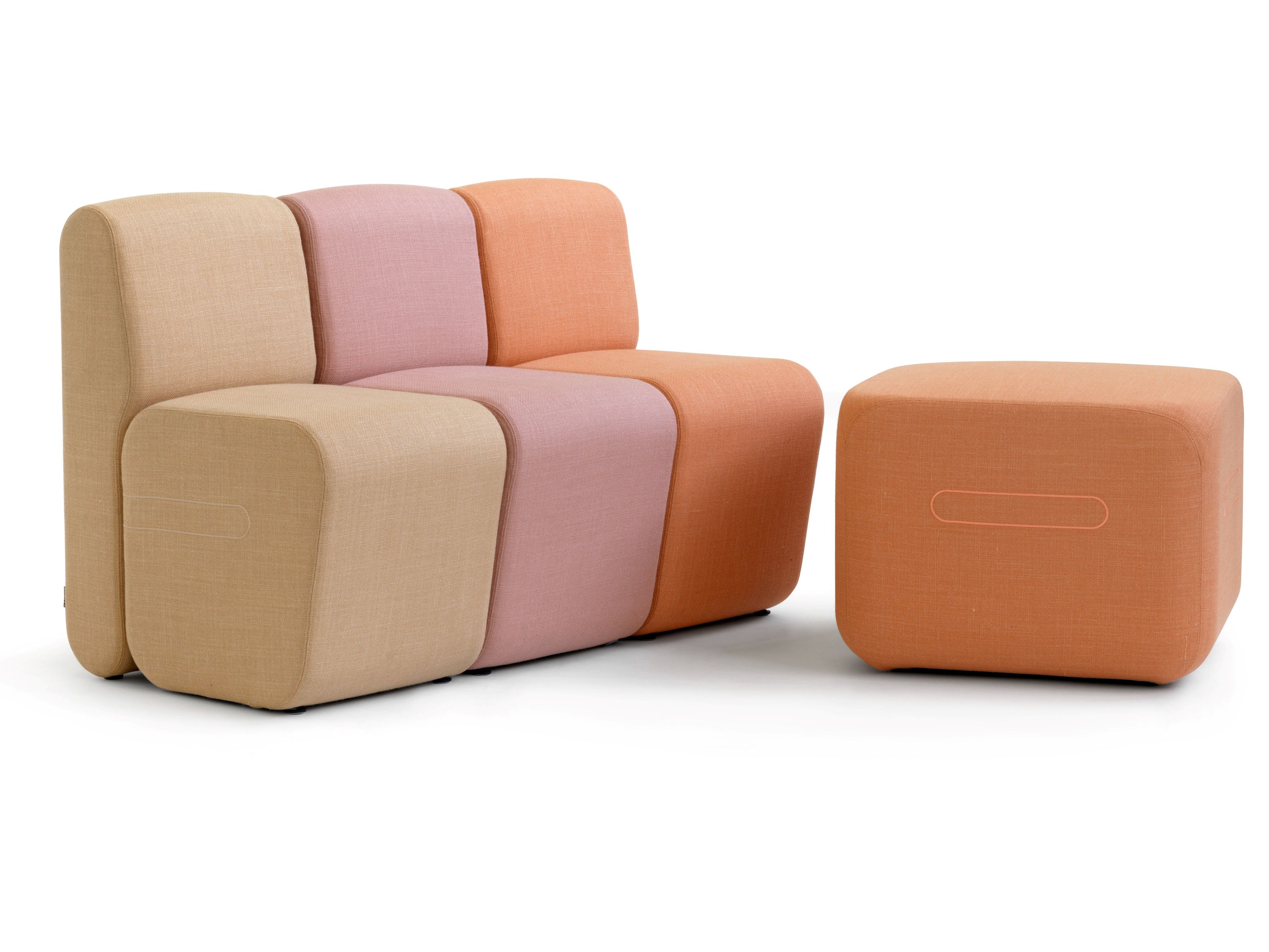 Квадратный пуф из ткани Bla Station ARCH-00129486 - Вид №18