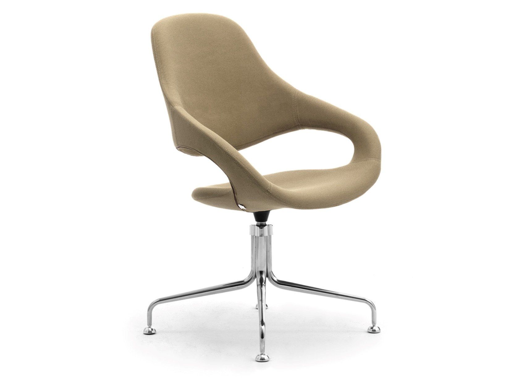 Кожаный спиц поворотный стул с подлокотниками Leyform Samba ARCH-00022822 - Вид №3