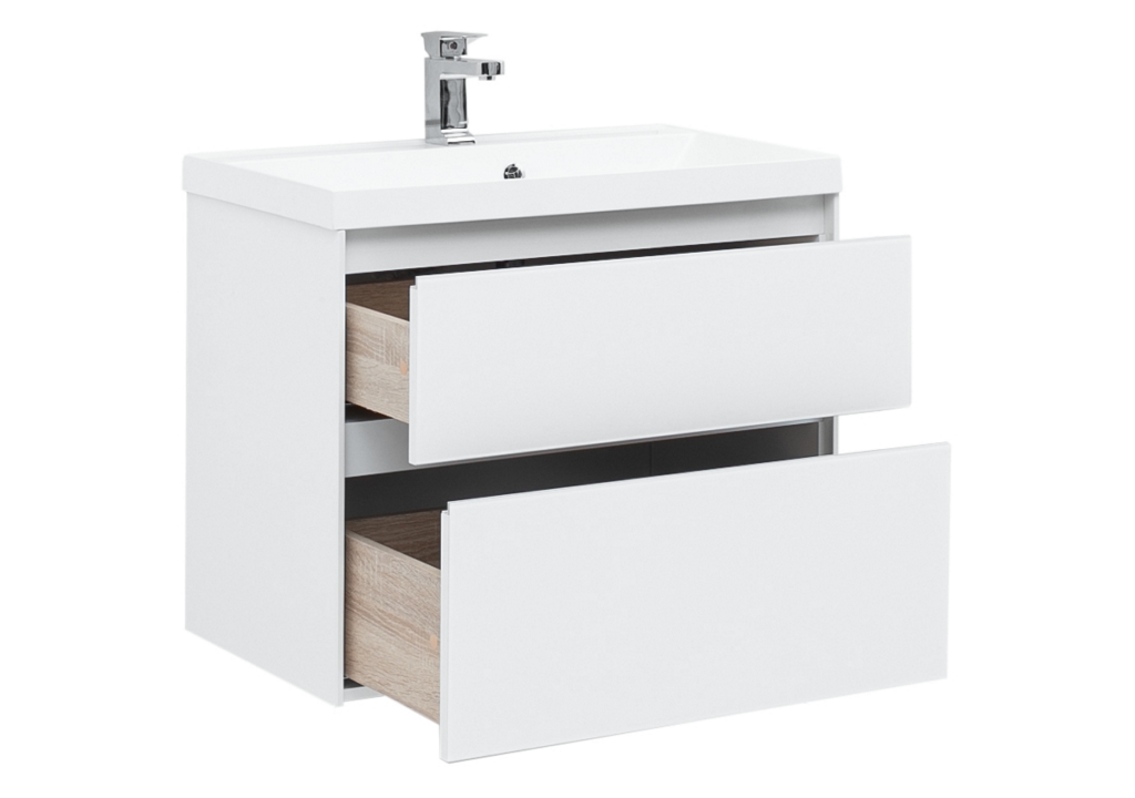 Мебель для ванной Aquanet Гласс 80 белый 00240465 - Вид №5