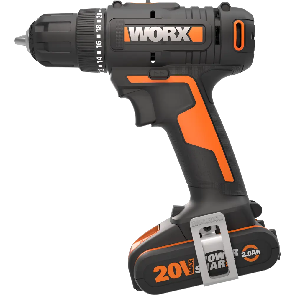 Аккумуляторная дрель-шуруповерт WORX WX100.3 с двумя батареями 88379705 STLM-0077663 - Вид №1