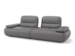 3-местный кожаный диван