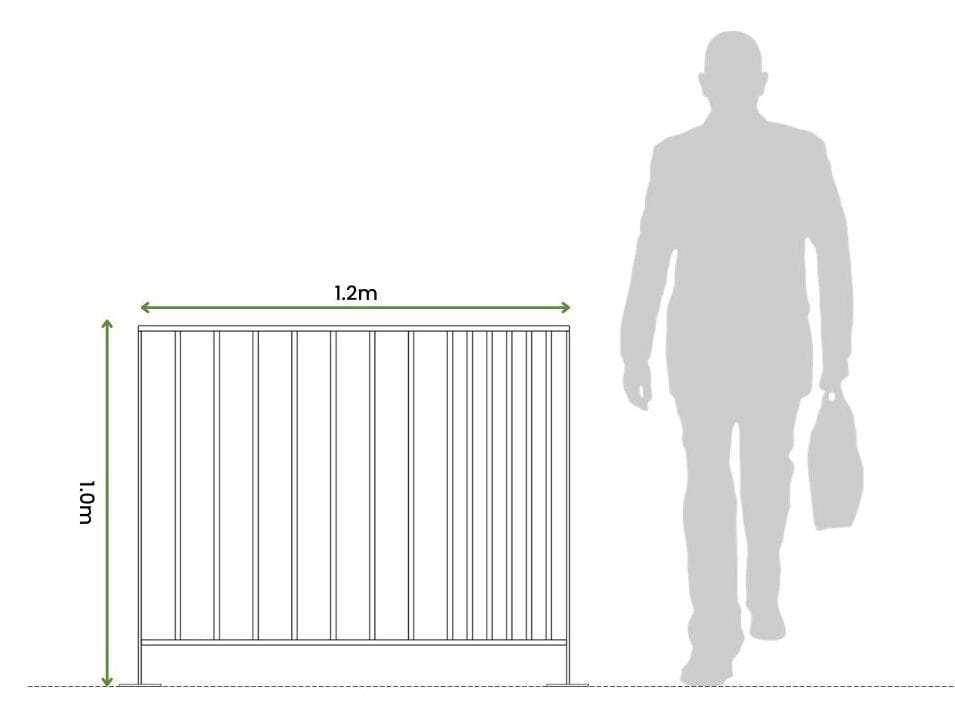 Стальной перила с порошковым покрытием Urbencéa ALEAT ARCH-00083744 - Вид №2