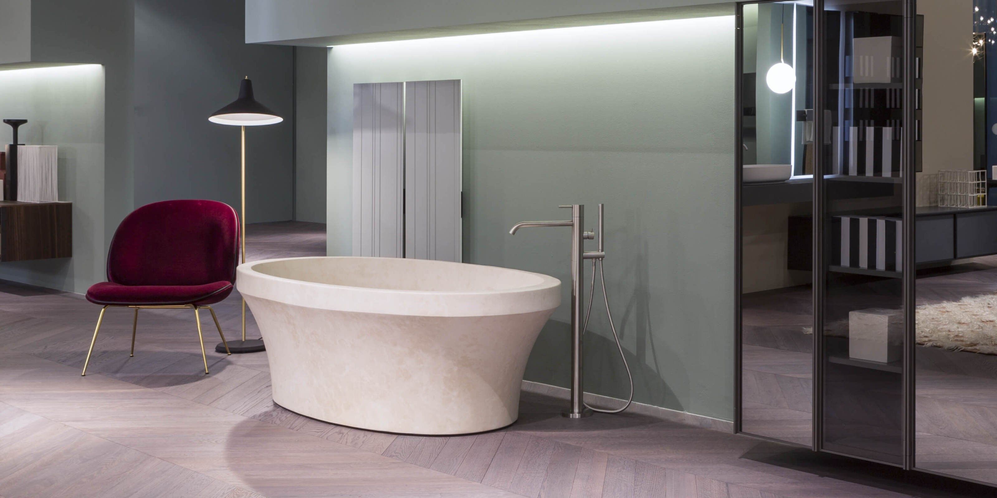 Овальная ванна из натурального камня Antoniolupi EPOQUE ARCH-00058893