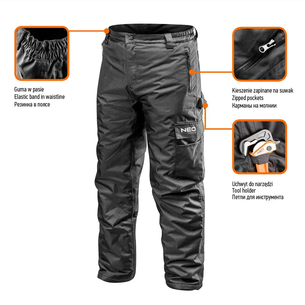 Брюки утепленные Neo Oxford 81-565-XXL цвет серый размер XXL 82776767 STLM-2149877 Neò - Вид №1
