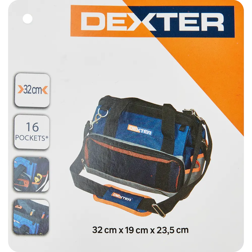 Сумка для инструментов с жестким дном Dexter AL-007 300x220x180 мм 82219666 STLM-2037893  - Вид №7