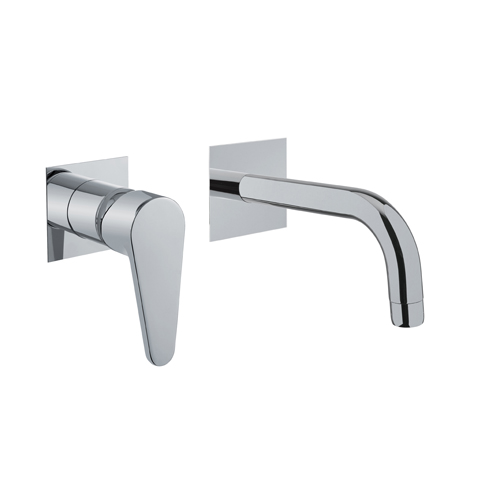 88CR7527 Santan Gagliari, однорычажный смеситель для раковины из стены со скрытым монтажем, цвет хром 