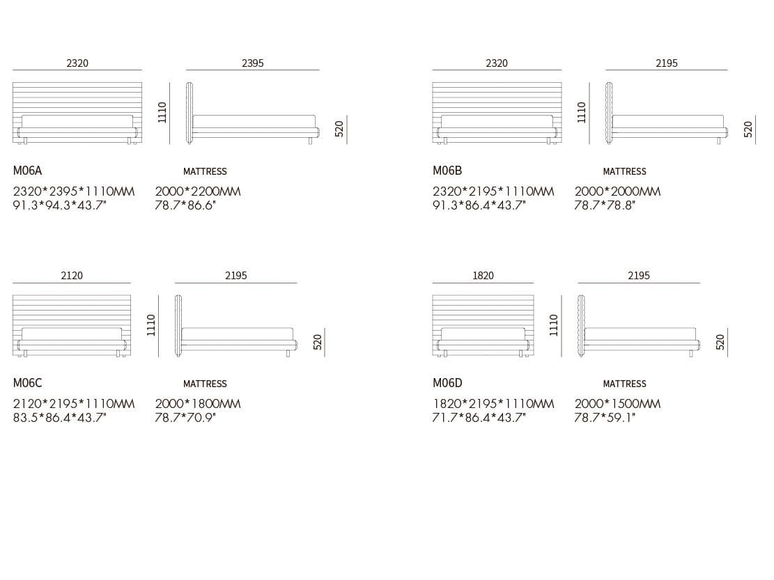 Двуспальная кровать с мягким изголовьем HC28 maison BOWIE ARCH-00022163 - Вид №2