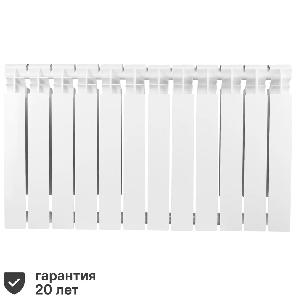 Биметаллический радиатор Тепломир 12 секций с боковым подключением 17964535 ТЕПЛОМИP STLM-0009088
