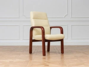 Arrediorg.it® Мягкое кожаное кресло с высокой спинкой