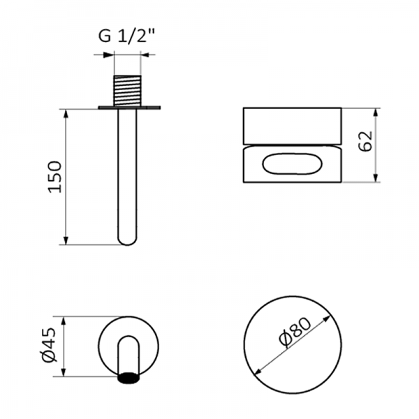 90906007 PREMIUM Матовый Gold Умывальник Смеситель фиктивная Матовое Золото GRB MIXERS  - Вид №1