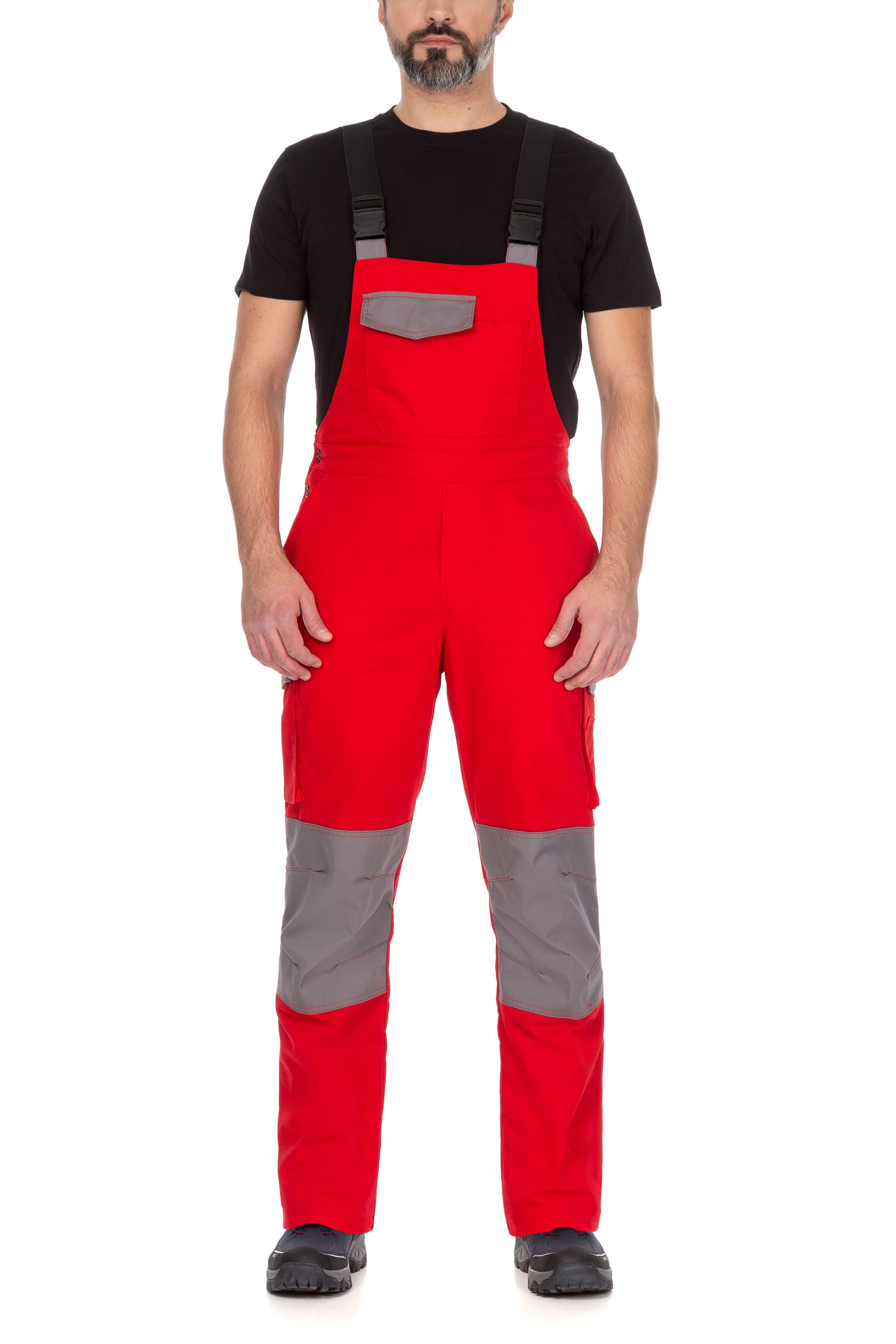 64648 Костюм  NEW 2 красный с серым STATUS  Летняя спецодежда  размер 64-66/170-176  - Вид №17