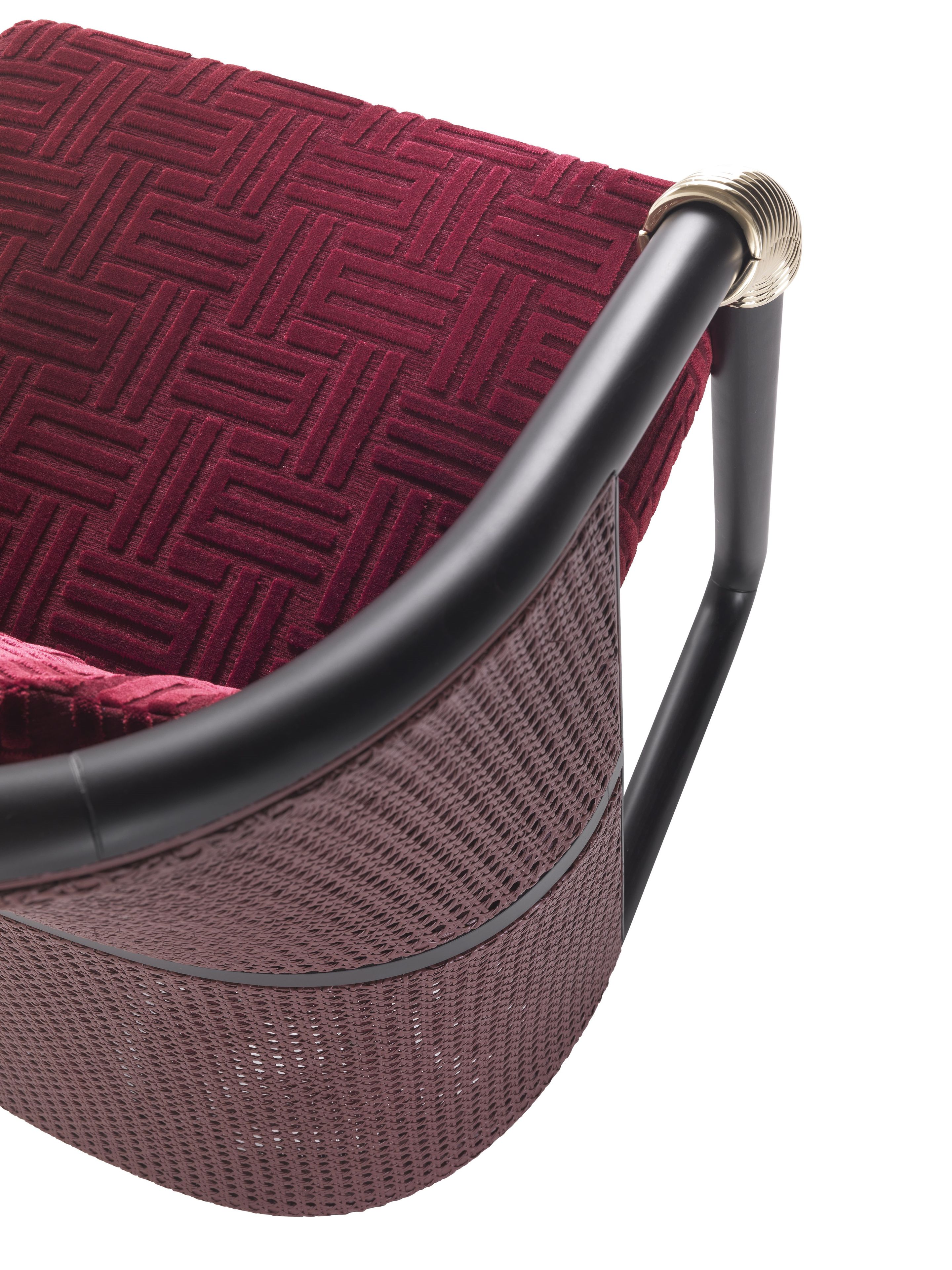 Мягкий бархатный стул с подлокотниками ETRO Home Interiors Hamar ARCH-00085044 - Вид №2