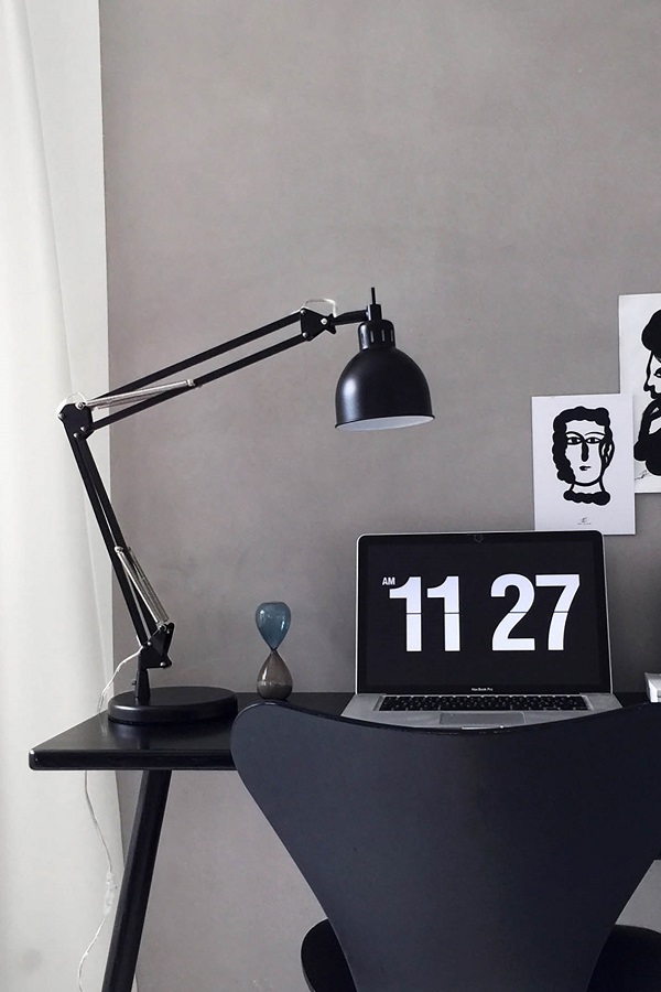 21486601101 Лампа настольная job, 50х68 см, белая матовая Frandsen  - Вид №1