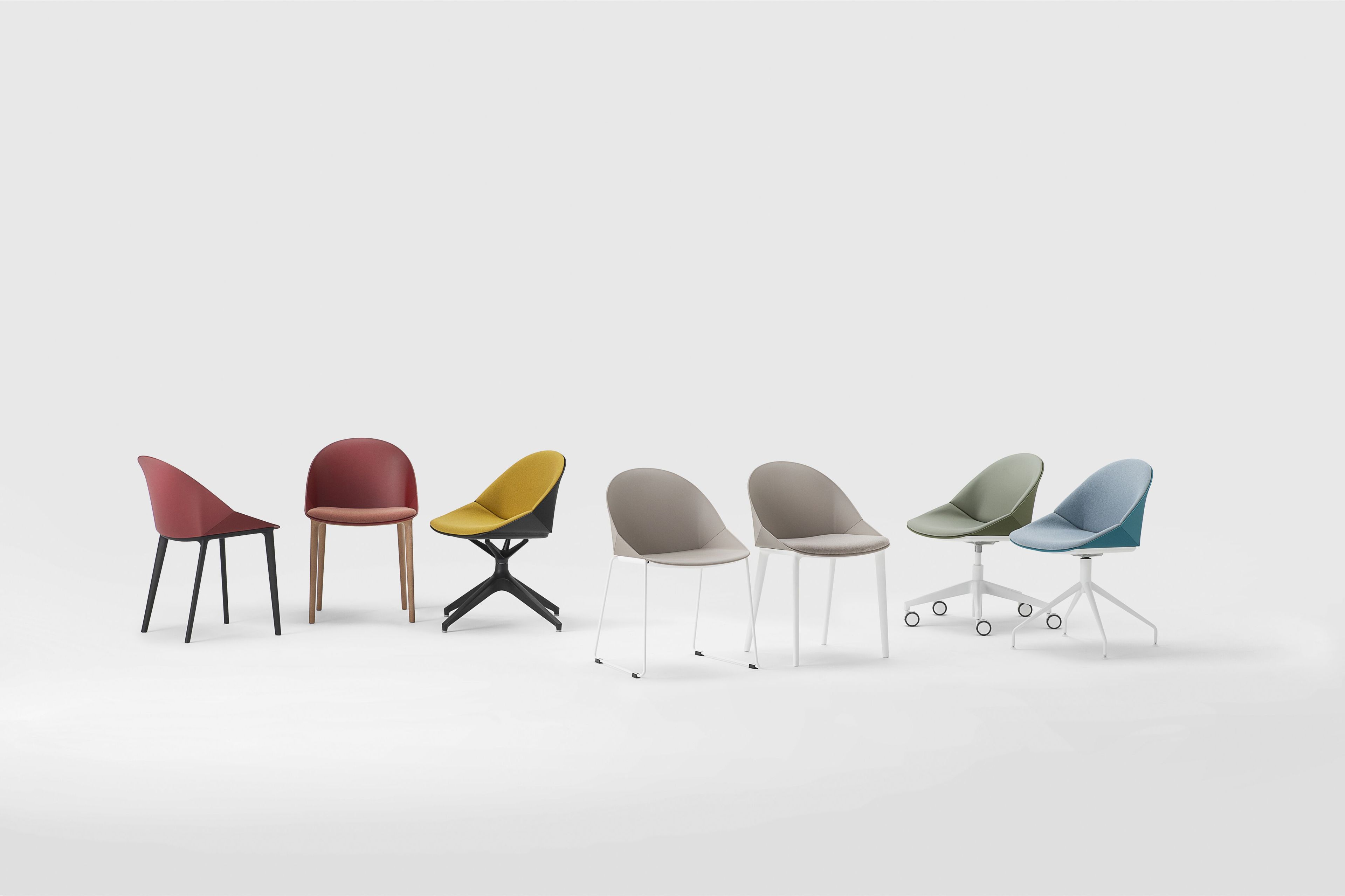 Вращающееся кресло на насесте из ткани и полипропилена Kastel Kross ARCH-00037878 - Вид №2