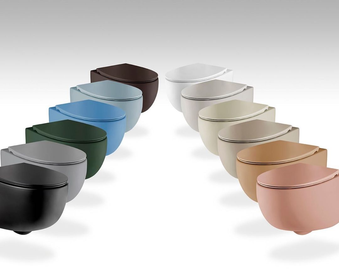 S555T0R0V6.104 Подвесной унитаз настенный Черный A. e T. Italia Dot Италия AeT ITALIA DOT 2.0 - Вид №3