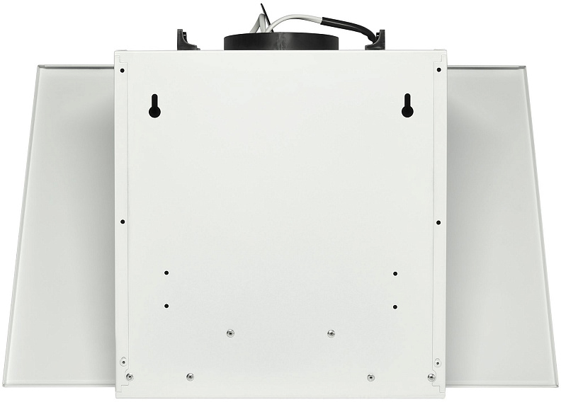 TOWER C 50 WHITE Вытяжка tower c 50 белый/белое стекло/ • тип: настенная• цвет: белый• управление: кнопочное• ширина, мм: 500• полная потребляемая мощность, вт: 160• количество скоростей: 3• максимальная производительность, м3/ч: 650• диаметр воздуховода Santreyd  - Вид №6