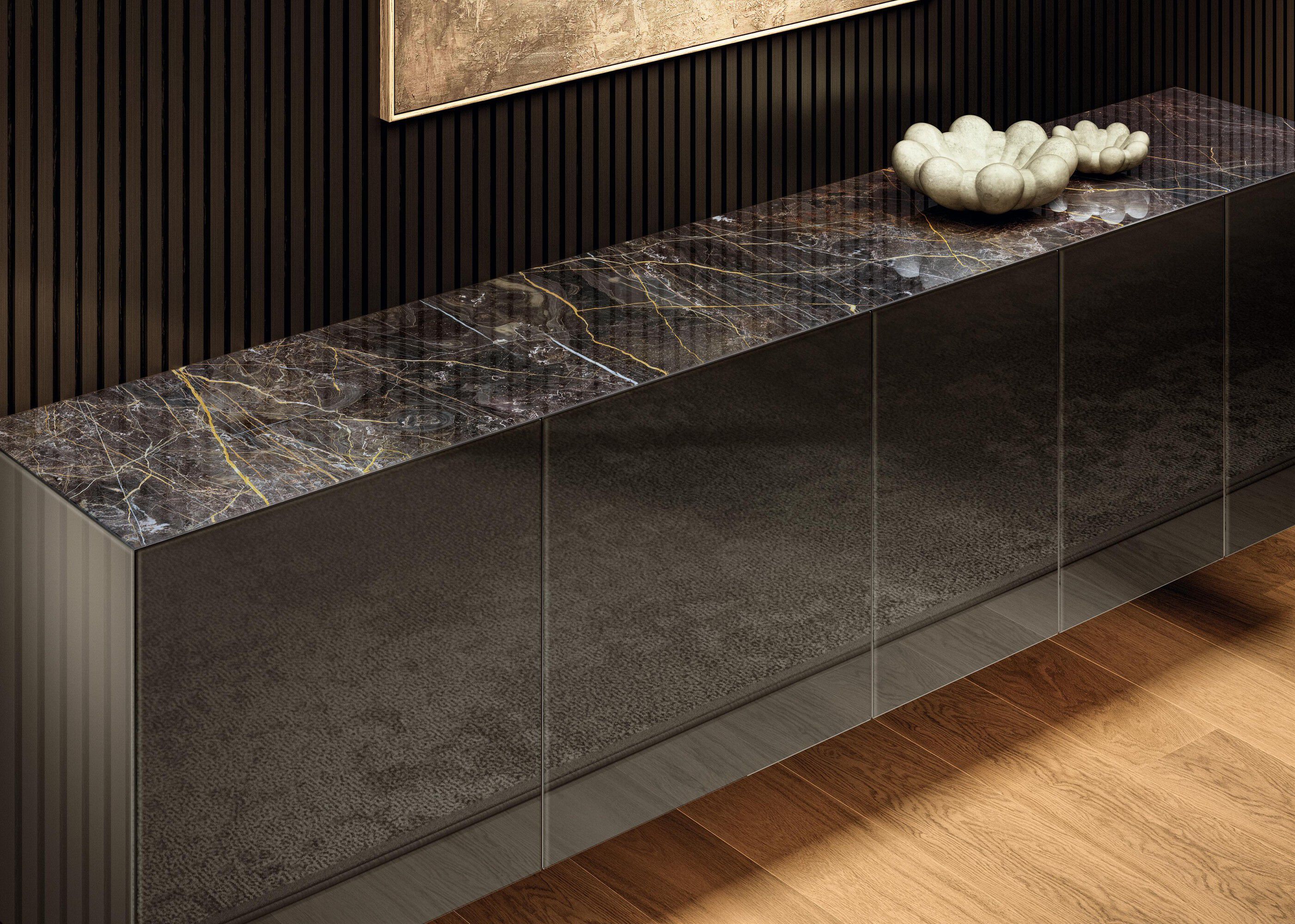 Стеклянный подвесной шкаф Lago ARCH-00099681 - Вид №1