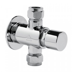 08130/E Idral Настенный самозакрывающийся смеситель для душа с кнопкой серии МОДЕРН