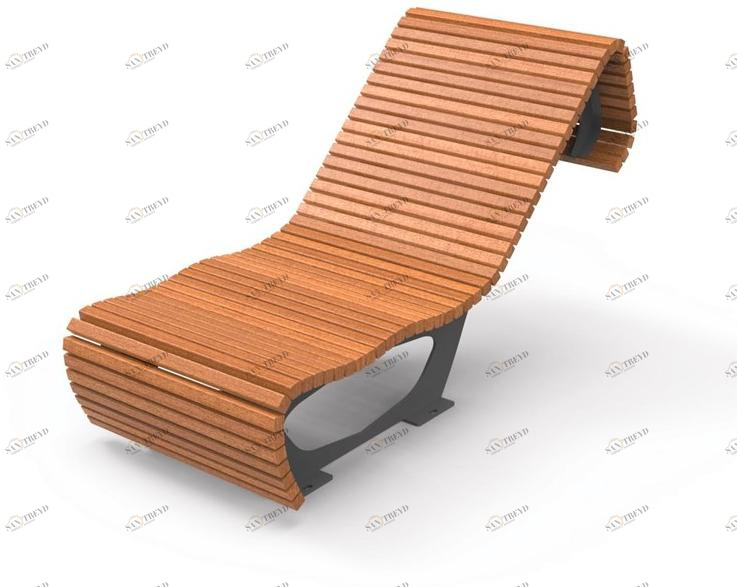 City Design Садовый стул из дерева Flow Flow c