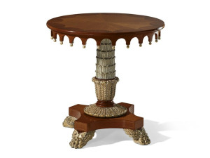 Журнальный столик из цитронье, розового дерева и красного дерева